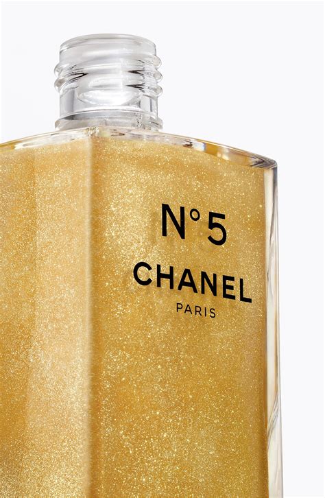 chanel no 5 gold oil|chanel no 5 body mist.